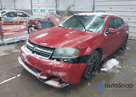 2013 Dodge Avenger Sxt z USA, uszkodzony, nr VIN 1C3CDZCBXDN632021